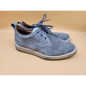 RAG & BONE MEN'S ELLIOT OXFORD SIZE 8.5 M (41.5) IN GRAY SUEDE GUM SOLES